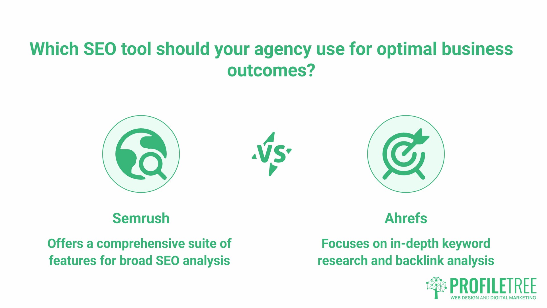 Semrush vs Ahrefs, Tool Choice