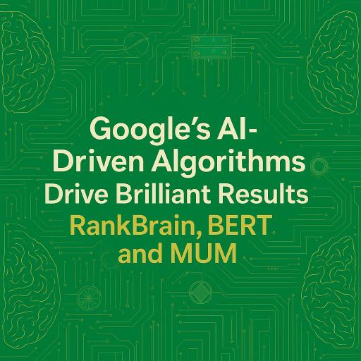 How Google's AI-Driven Algorithms drive Brilliant Results: RankBrain, BERT, and MUM