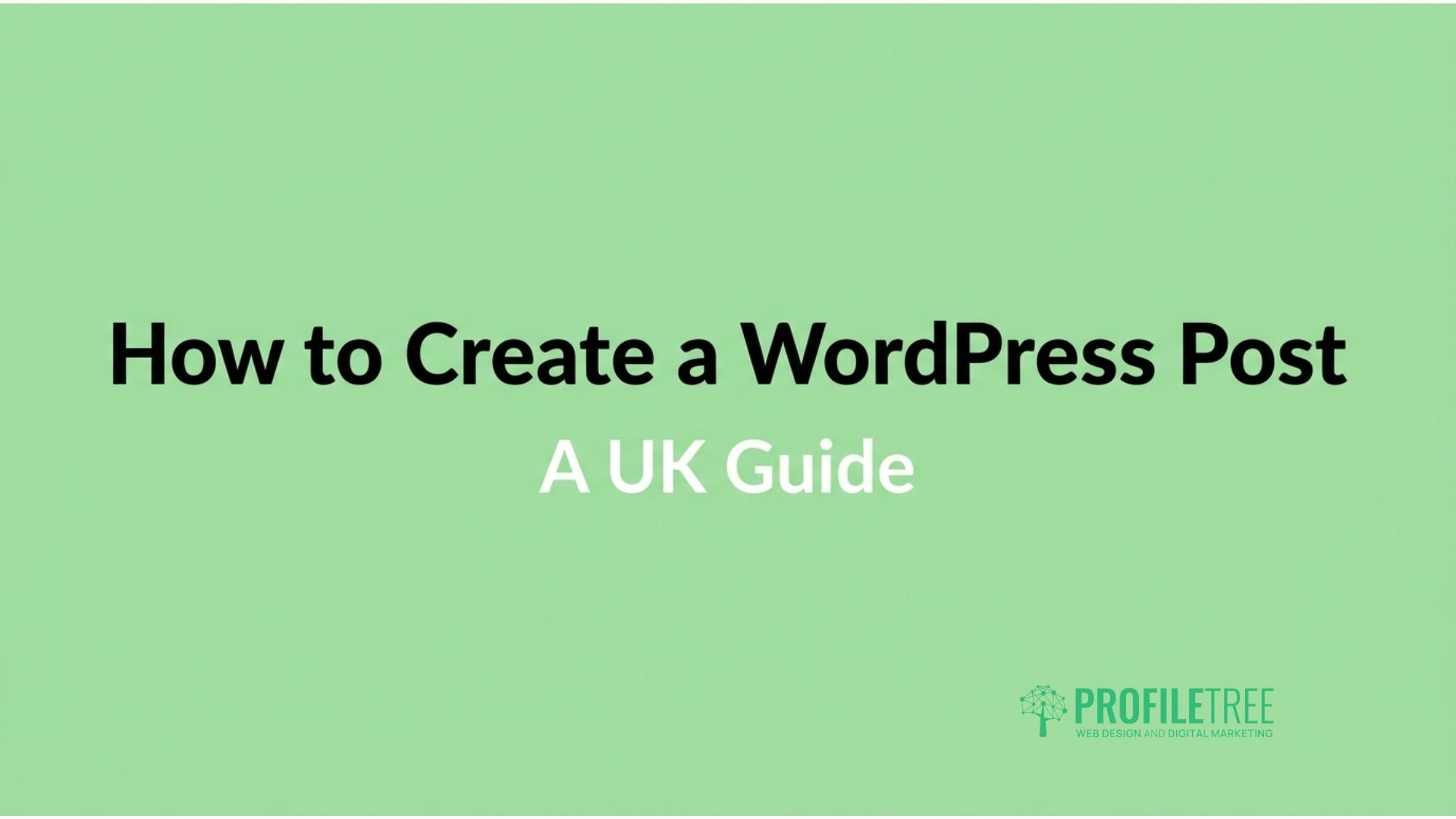 create a post in WordPress