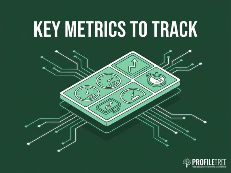 Financial management metrics dashboard with gauges and trend indicators for UK SMEs