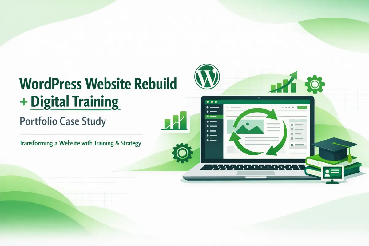 WordPress Website Rebuild with Digital Training: Portfolio Case Study