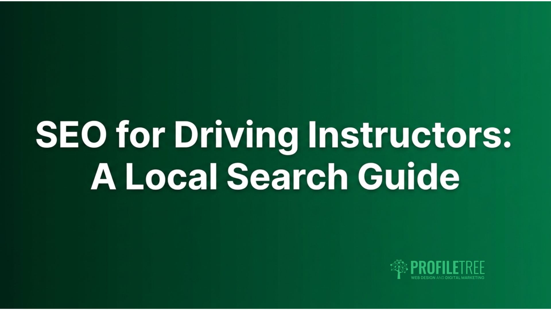 SEO for Driving Instructors