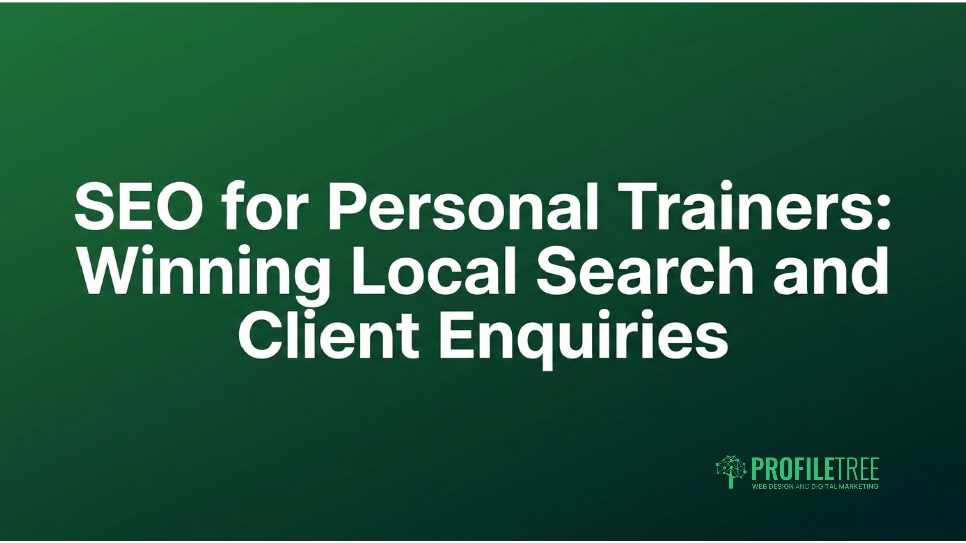 SEO for Personal Trainers