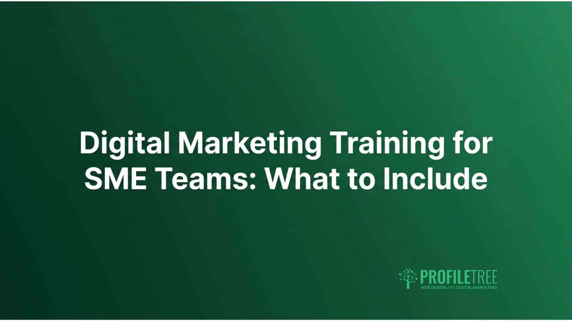 Digital Marketing Training