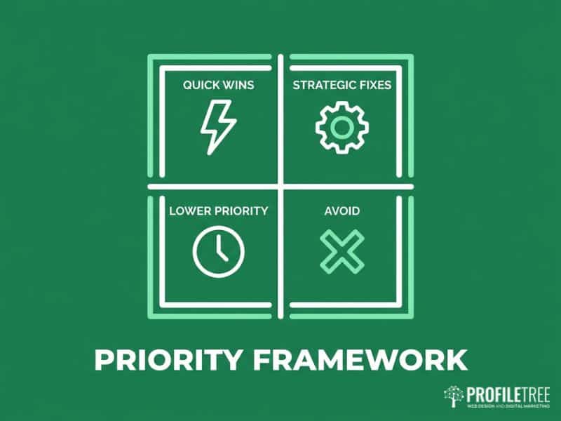 Priority framework for technical SEO challenges