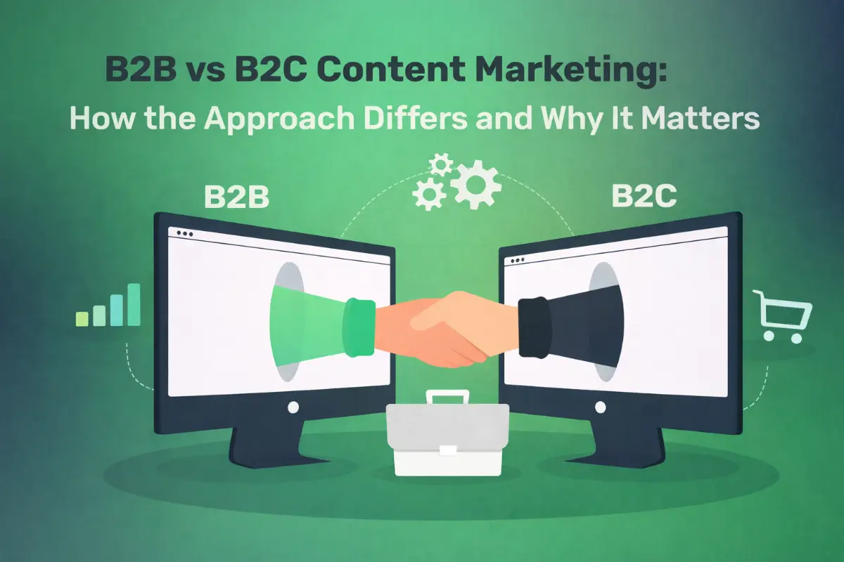 B2B vs B2C Content Marketing: How the Approach Differs and Why It Matters