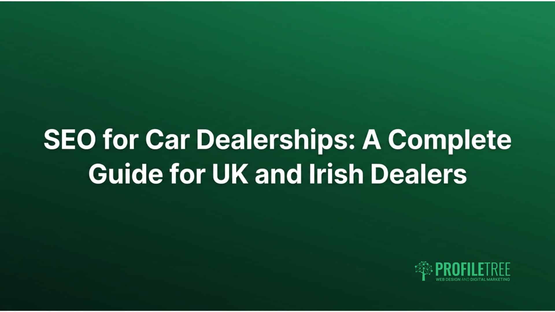 SEO for Car Dealerships