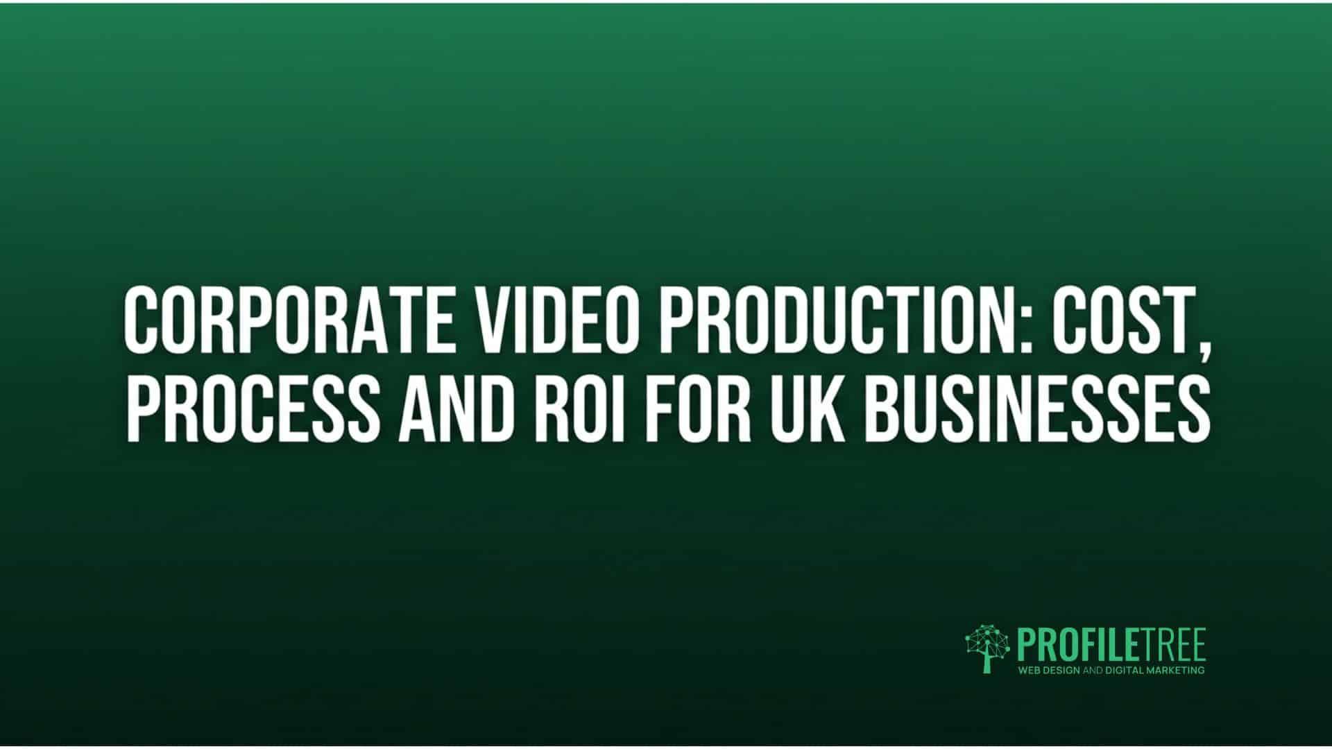 Corporate Video Production