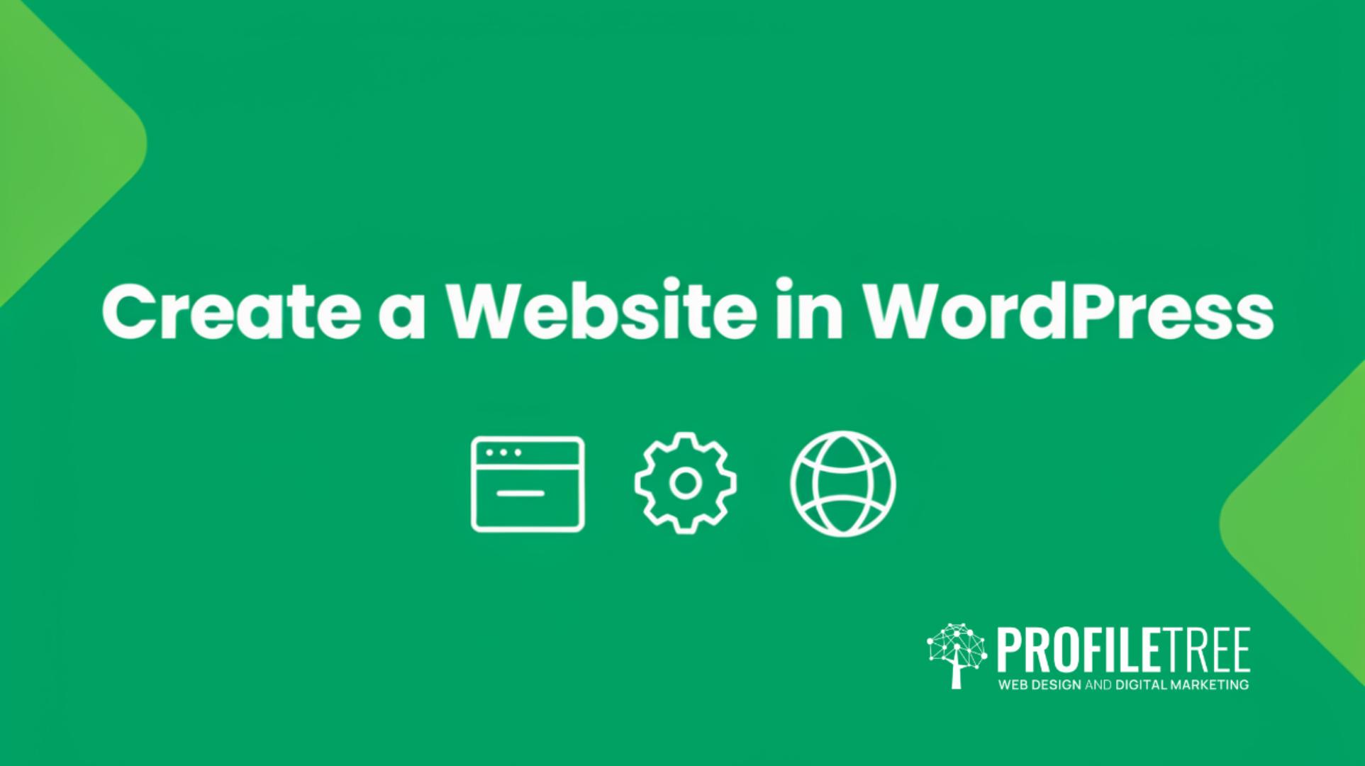 How to Create a Website in WordPress A Beginner's Guide