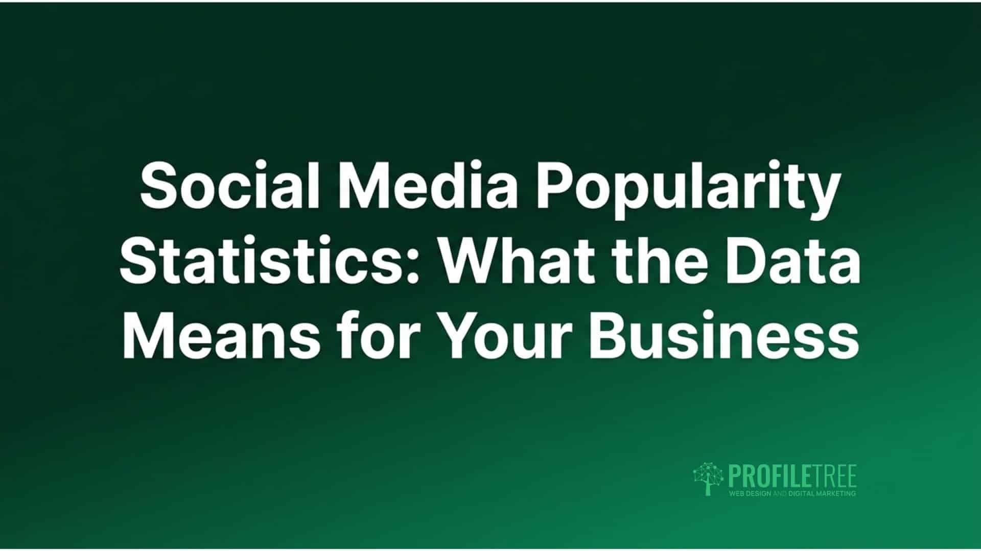 Social Media Popularity