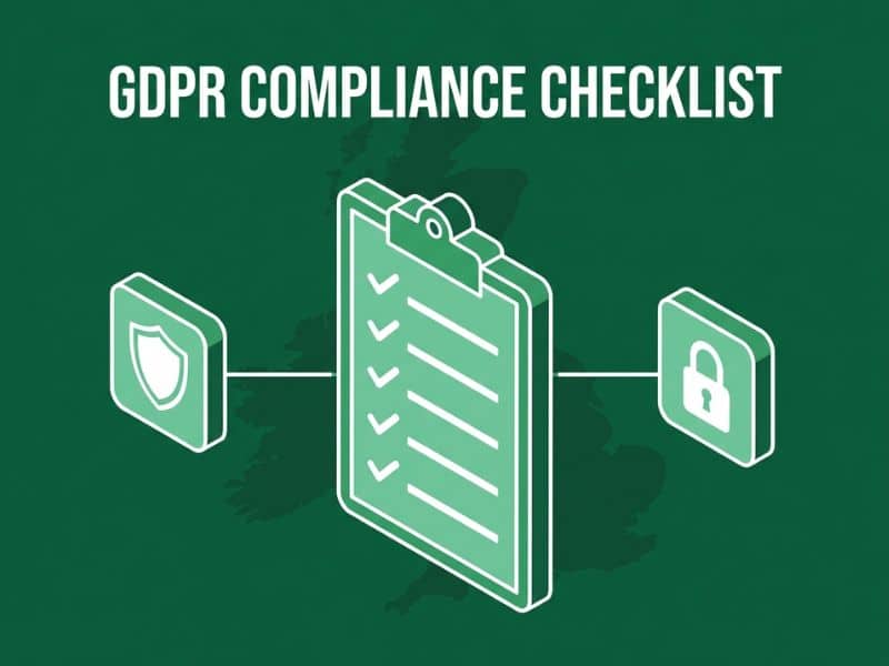 GDPR Compliance Checklist illustration for UK small businesses