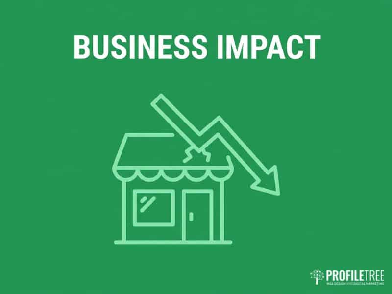 Vector illustration showing the business impact of social media harassment on a company's reputation