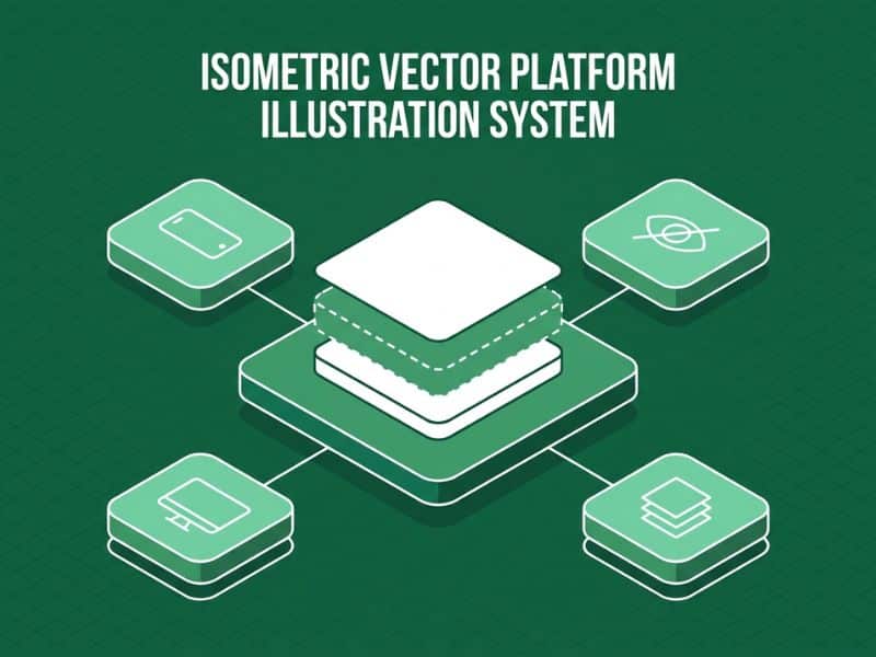 Vector illustration showing how to hide elements on Wix across mobile and desktop layouts.