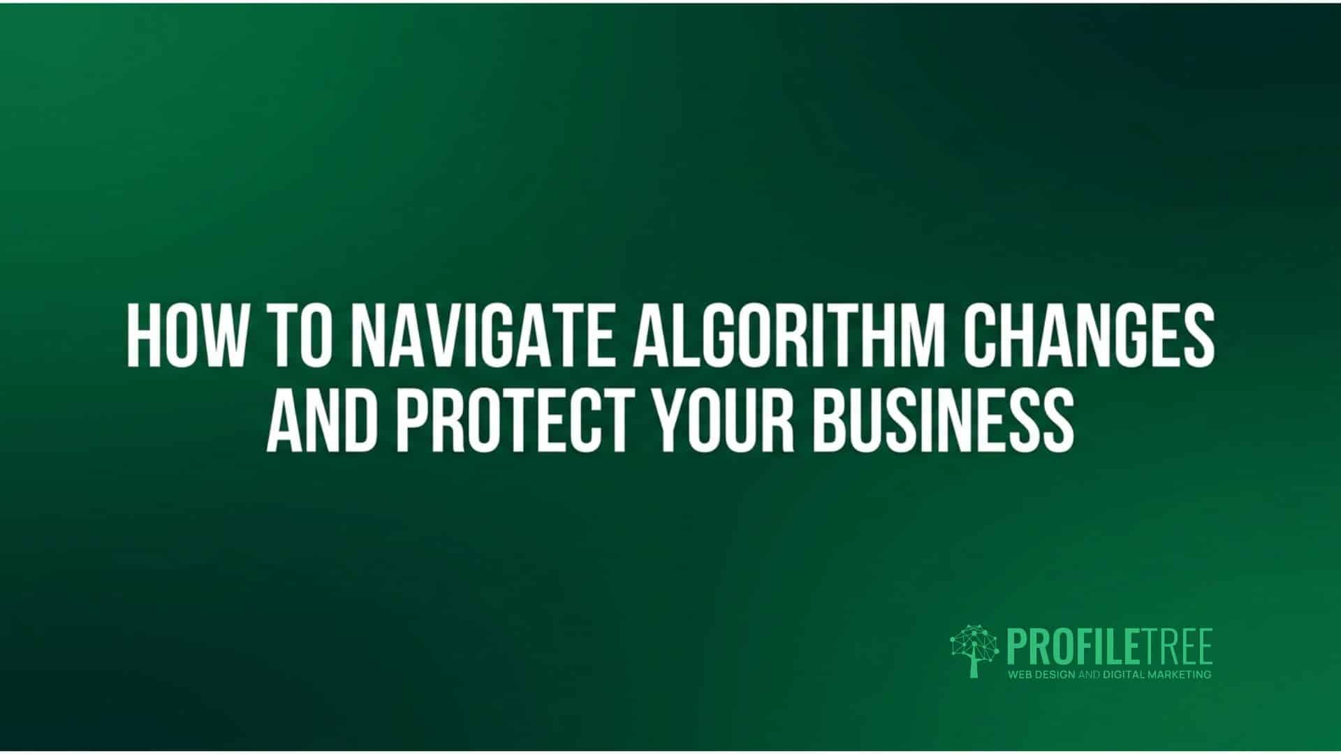Algorithm Changes