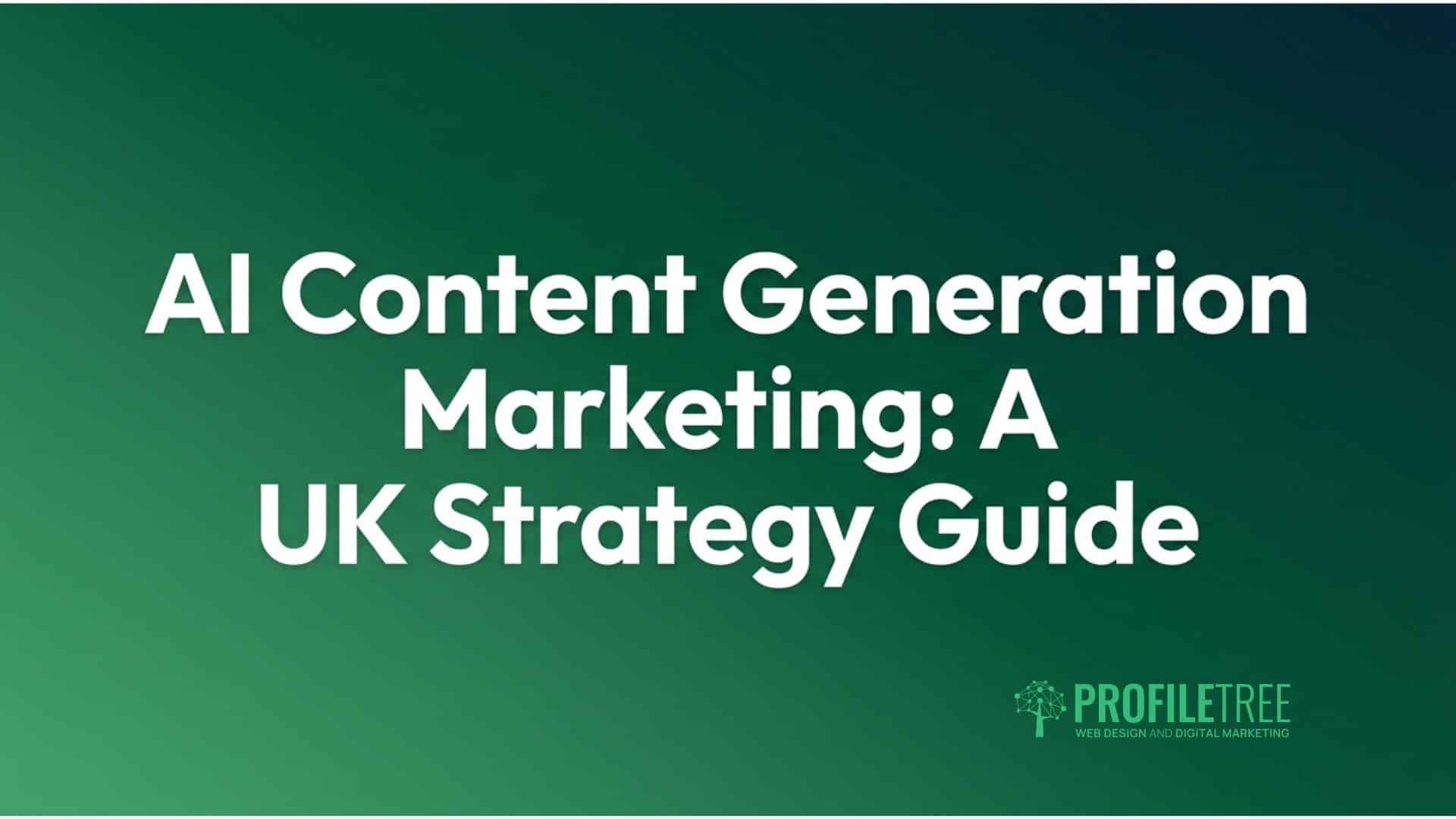 AI Content Generation Marketing