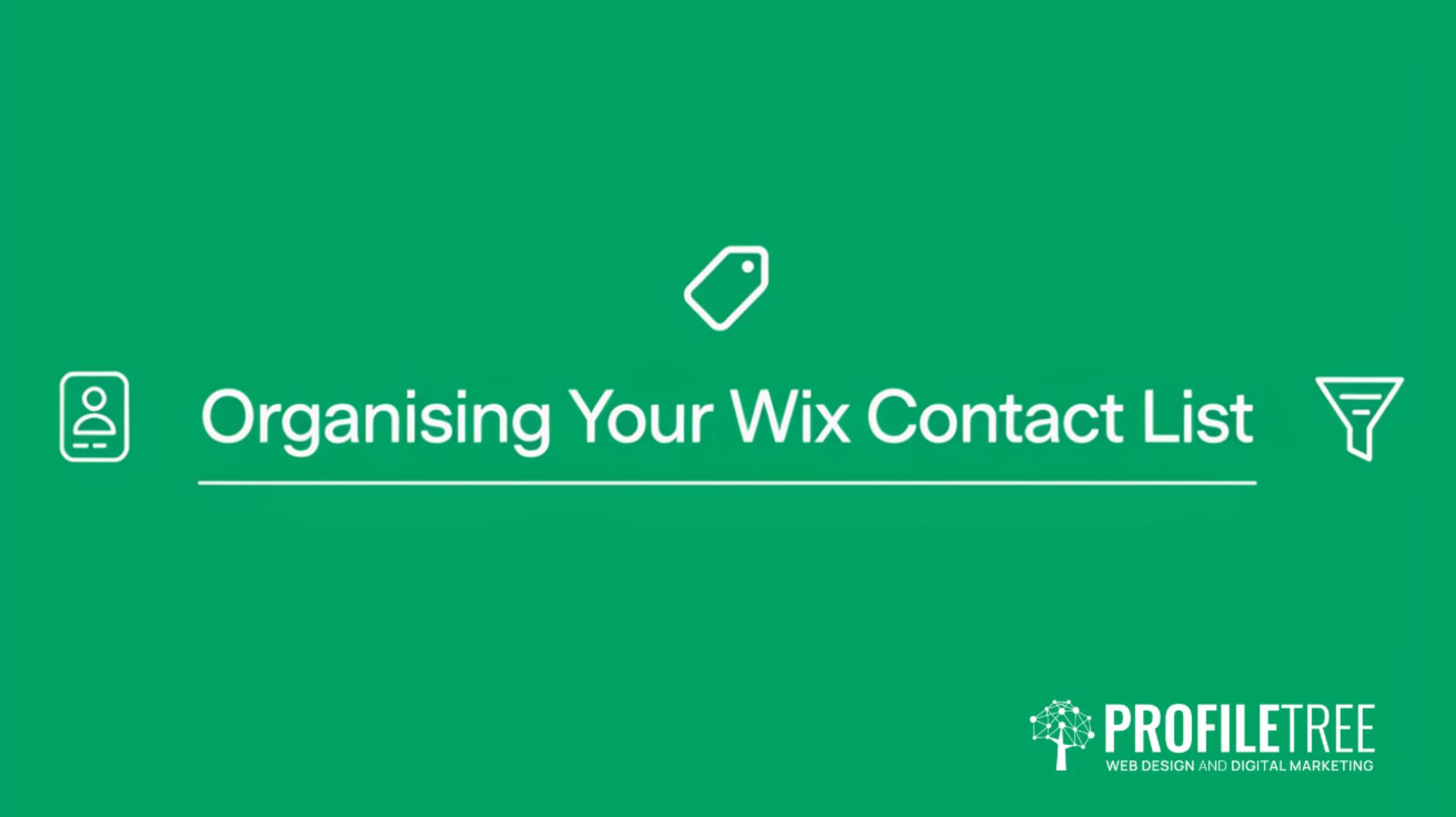 Contact List WIX Manage Contacts Like a Pro