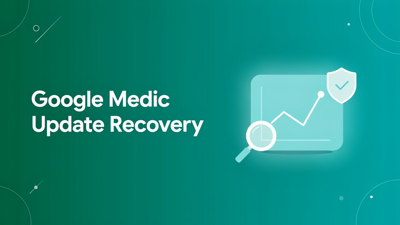 Calendar and algorithm gears captioned A Core Update, Not a Penalty, on the Google Medic Update