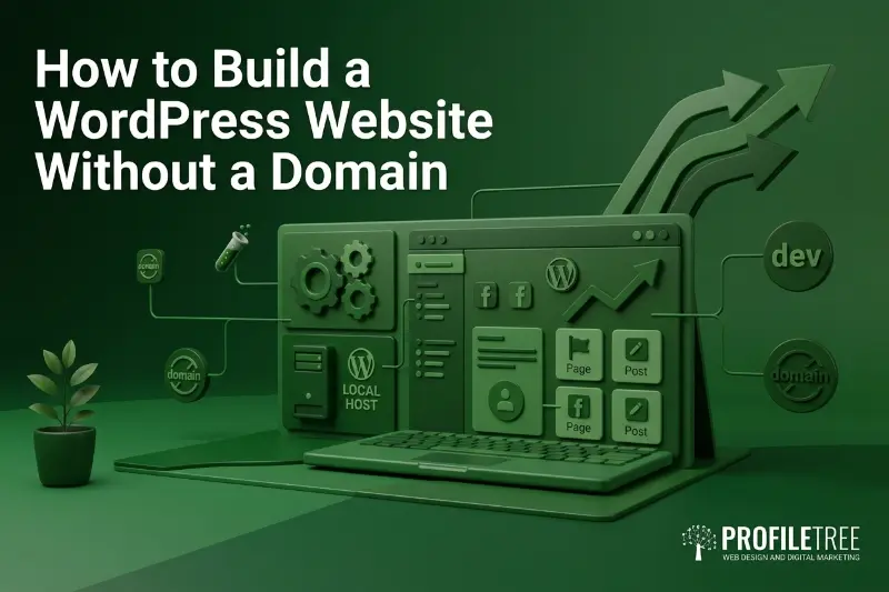 How to build a website without a domain