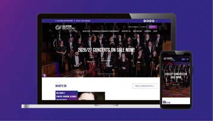 Orchestra Website Design