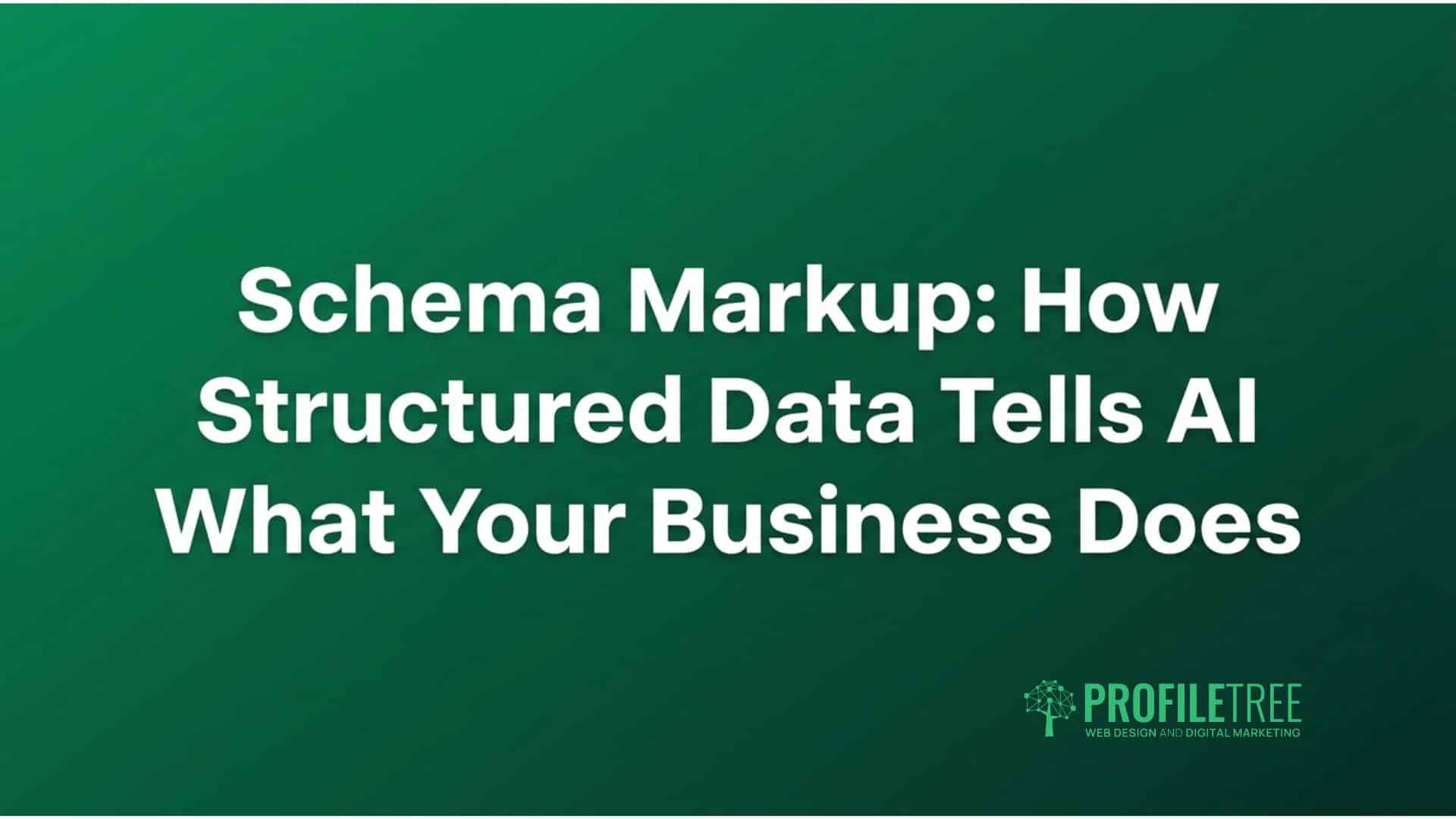 Schema Markup for AI Search
