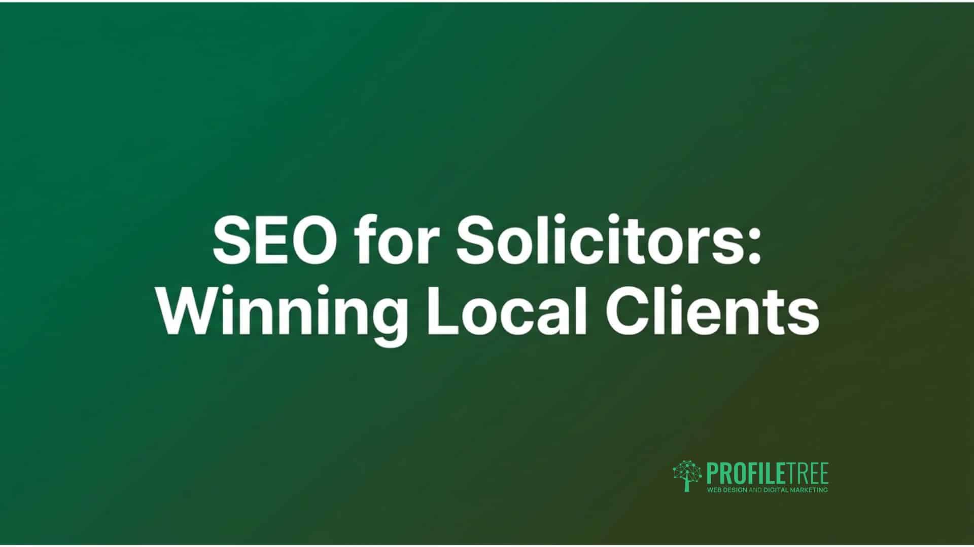 SEO for Solicitors