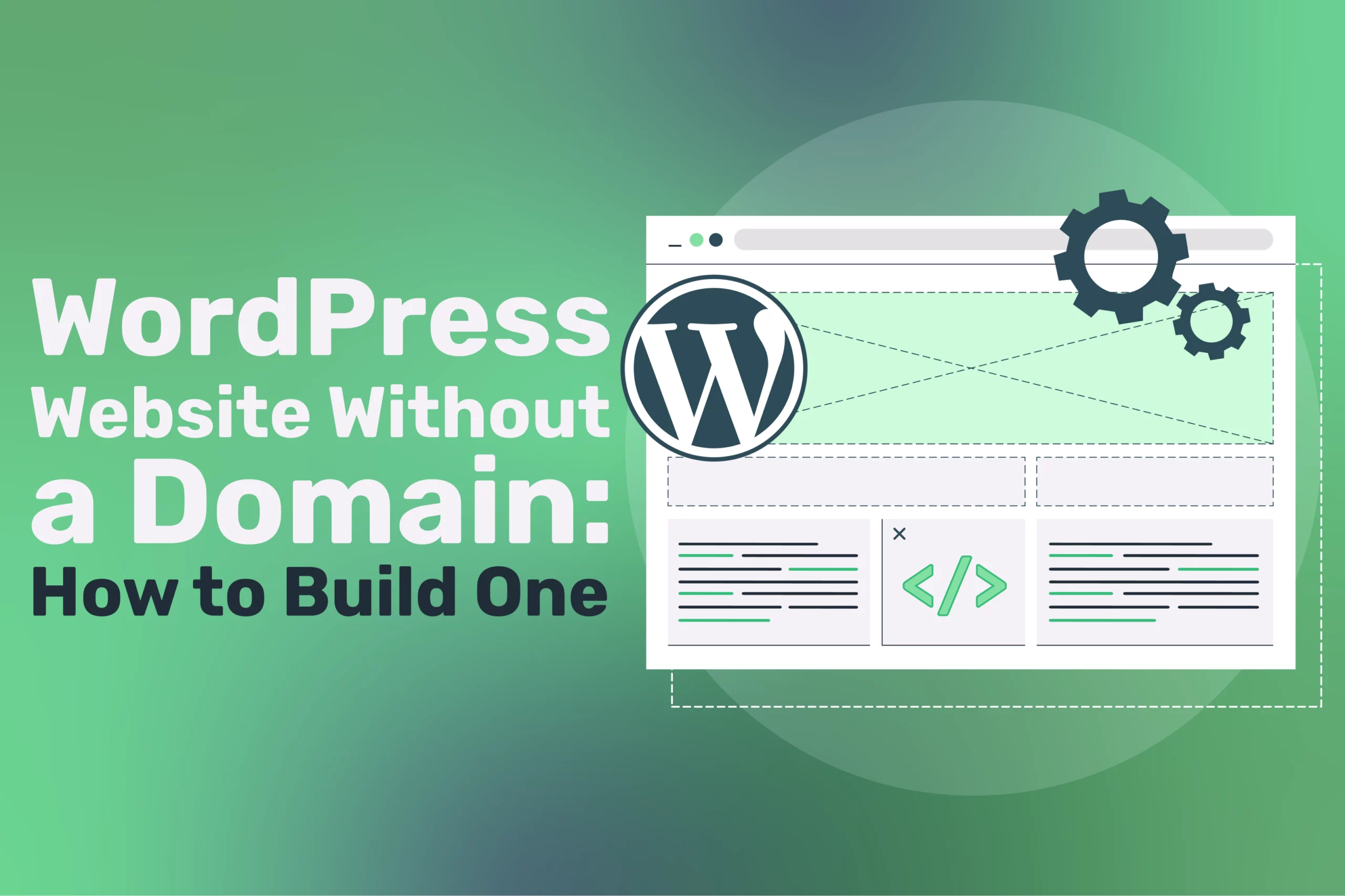 WordPress Website Without a Domain